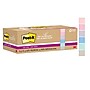 Post-it Recycled Super Sticky Notes, 3" x 3", Wanderlust Pastels Collection, 70 Sheets/Pad, 12 Pads/Pack (654R-12SSNRP)~#|#~FDD339A6-2C4B-4B0F-8482271FA7D431A0_sc7