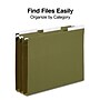 Staples® Hanging File Folder Tabs, Clear, 50/Pack (ST10986-CC)~#|#~FDD50F4E-0EC6-4175-8B20DF2BB08C3EF5_sc7