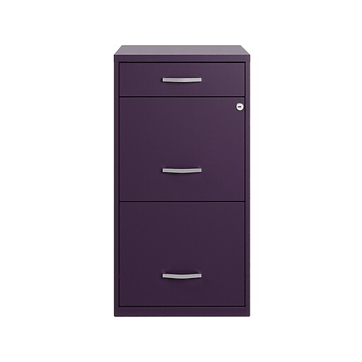 Space Solutions SOHO Organizer 3-Drawer Vertical File Cabinet, Letter ...