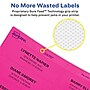 Avery Sure Feed Laser Shipping Labels, 2"x 4", Neon Magenta, 1,000 Labels/Box (5974)~#|#~FDD5EFEB-811B-498B-94F8046AFB9B7B70_sc7