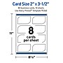 Avery Leaf Business Cards, Matte White, 80/Pack (19479398873)~#|#~FDD81369-0992-443A-8219248C7885FEBF_sc7