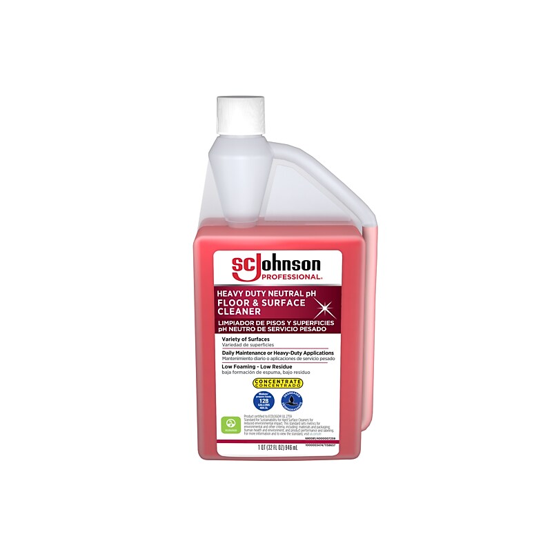 SC Johnson Professional Floor Neutral Cleaner, 32 fl. oz., 6/Carton (680081) image 1