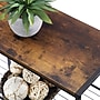 Whitmor 3-Shelf Wood Mobile Shelf Cart with Lockable Wheels, Dark Brown/Black (6764-10184-SIOC)~#|#~FDD99818-CD98-4B01-895F16682F0A57F6_sc7