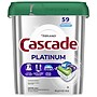 Cascade Platinum ActionPacs Dishwashing Detergent Pacs, Fresh Scent, 59 Pacs/Pack (97726)~#|#~FDE7C59A-84BF-4F80-A103017DBA24230A_sc7
