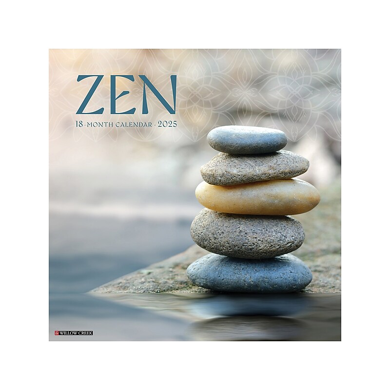 Zen 2025 Wall Calendar