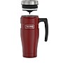 Thermos King Stainless Steel Vacuum Insulated Travel Mug, 16 oz., Rustic Red (EASK1000MR4)~#|#~FDEC4643-29BD-41BE-8EF79C021FDB1101_sc7
