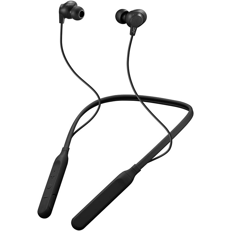 JVC Wireless Earbuds, Bluetooth, Black (HAFX41WB) image 1