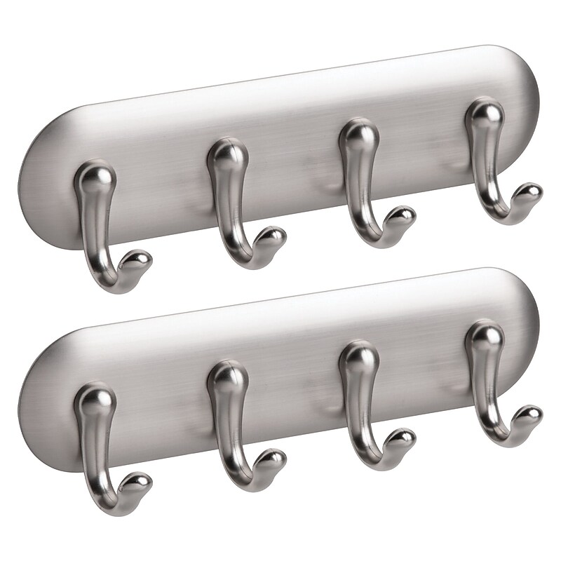 iDesign Wall Racks, Brushed Nickel, ABS (28179M2) image 1