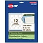 Avery Dissolvable Circle Multipurpose Labels, 2" Dia., Off-white, 60/Pack (94501)~#|#~FDF88983-AFCD-4351-A8FFB3BF9F92B1CB_sc7