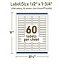 Avery Dissolvable Rectangle Multipurpose Labels, 0.5" x 1.75", Off-white, 1500/Pack (94204)~#|#~FDFAC2F0-D875-4EE3-95BDD8F4A5BAFEA6_sc7