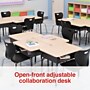 Staples 23.8"W Adjustable Student Desk, Black/Brown (ST63538)~#|#~FDFBE634-6908-4115-B25E34062E01EB36_sc7