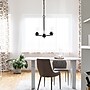 Lalia Home 3-Light 15" Classic Clear Glass and Metal Hanging LED Pendant Chandelier, Restoration Bronze (LHP-3012-RZ)~#|#~FDFC097E-AE89-4A94-A16508A06BB9E300_sc7