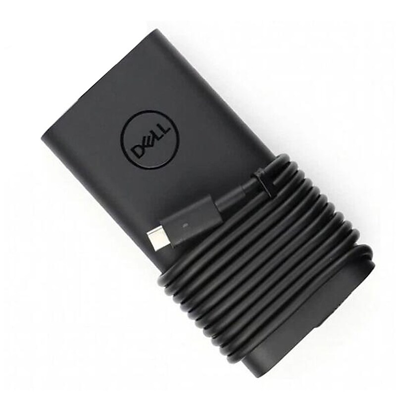 Dell 65W USB-C AC Power Adapter for Dell XPS/Latitude/Precision/Chromebook Laptop, Black (56FVH) image 1