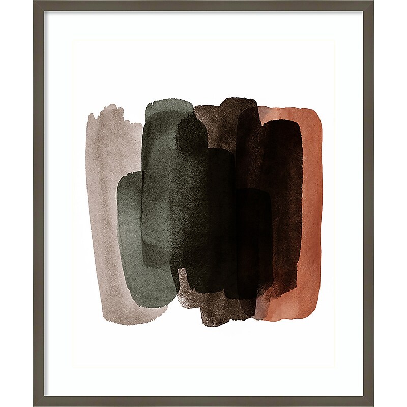 Amanti Art Warm Abstract I by Amy Lighthall Wood Framed Wall Art Print, 28" x 33" (A42675508048) image 1