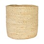 Household Essentials Round Handwoven Corn Leaf Basket, Natural (HE1165)~#|#~FE0516DB-5483-4301-B7F64412E5B96DF2_sc7