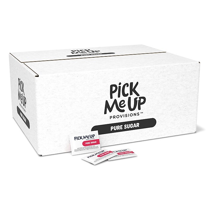 Pick Me Up Provisions™ Pure Sugar, Packets, 2000/Box (PM62431