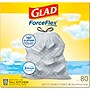 Glad ForceFlex Tall Kitchen Drawstring Trash Bags, 13 Gallon, Fresh Clean scent with Febreze Freshness, 80/Box(78534)~#|#~FE0DED60-C49C-4463-A1F4CC3A36703FC8_sc7