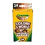 Crayola 24 ct. Colors of the World Washable Fine Line Markers (58-7810)~#|#~FE0E1859-4B8C-4F7F-81D875EBA59CD1B9_sc7