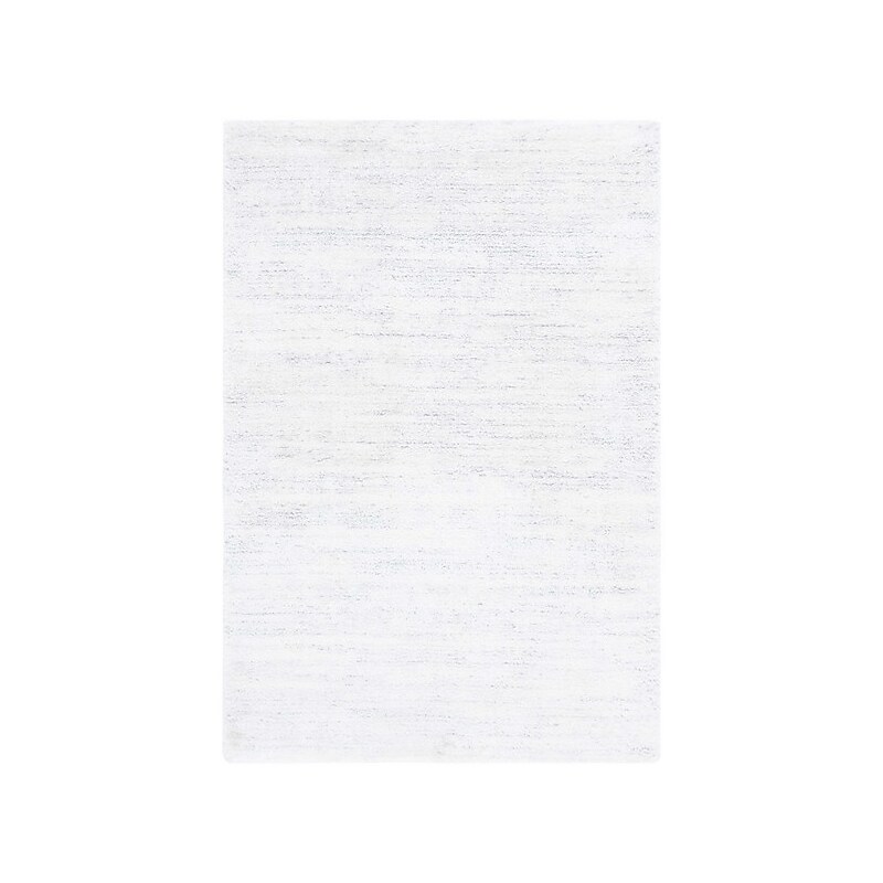 Safavieh Jasmine Shag Collection 9' x 12' Rectangle Indoor Area Rug, Machine Made, Ivory/Light Grey (JSM100A-9) image 1
