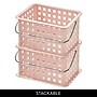 iDESIGN Storage Basket, Plastic, Blush Pink, 3/Pack (29048M3)~#|#~FE12BE44-1EF2-4E3F-A53B2C7A614E9104_sc7