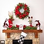 National Tree Company 26" Colonial Wreath with Battery Operated LED Lights (QPECO8-301-26WB)~#|#~FE152B66-9A50-43AF-8206AB1040985C8B_sc7