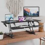 Mount-It! 47"W Manual Rectangular Adjustable Standing Desk Converter, Black (MI-15009L)~#|#~FE164F7B-D110-4489-824B745DB6824525_sc7