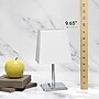 Creekwood Home Square Chrome 9.65" LED Table Lamp, White (CWT-1013-WH)~#|#~FE192E90-FD55-44EE-ACFCC63EFE25F79D_sc7