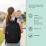 DUKAP Baby Pro Expandable Diaper Backpack, Large, Black (BDKBAB17BLK)~#|#~FE193E6B-E5CB-4C68-A1AF8D95334D002C_sc7