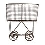Storied Home 1-Section Rolling Laundry Basket, Metal, Grey (DE2757)~#|#~FE1B2447-30B0-459B-881743499F4C7868_sc7