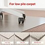 Staples Office Chair Mat, Clear Floor Mats with Lip, Low-Pile Carpets, Extended Under-Desk Coverage, 53 x 45 Inch, Smooth Glide~#|#~FE1C1BC6-D247-422C-817233DF48EFD76A_sc7