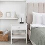 Simple Designs Rectangular Multi-Use 1 Light 15.3" LED Table Lamp with 2 USB Ports and Charging Outlet, Black/White (LT1110-WOB)~#|#~FE1CC634-053F-47A9-86BAF568831262B3_sc7