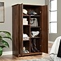 Sauder River Ranch 60"H Storage Cabinet with 5 Shelves, Grand Walnut (437321)~#|#~FE20CE43-BA09-4DFB-AEBD0ADC9231F5C1_sc7