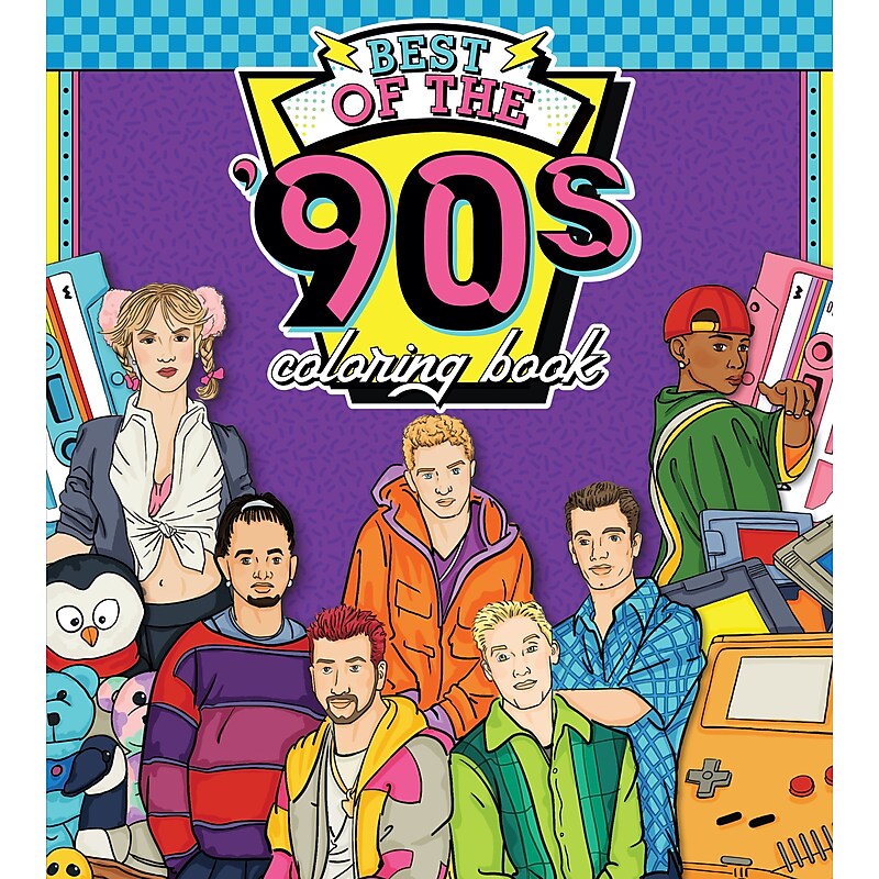 Quarto Best of the '90s Coloring Book, 96 Pages (9780760381243) image 1