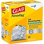 Glad ForceFlex Tall 13 Gallon Drawstring Kitchen Trash Bag, Grey, 100 Total Bags (70427)~#|#~FE296A80-7BE3-4BC8-8F8B6720B3CB4EE0_sc7