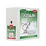 Cardinal XtraLife Slant-D Non-Stick Locking ClearVue Heavy Duty 6" 3-Ring View Binders, D-Ring, White (26360)~#|#~FE2D92CB-6FE5-47AE-B6F138AE2545535B_sc7