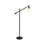Lalia Home Studio Loft 55.5" Matte Black Floor Lamp with Cylindrical Shade (LHF-5021-BK)~#|#~FE33A683-0038-45CE-BEBC8AAD1E901D9B_sc7