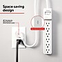 Staples TECH 6-Outlet Surge Protector, 4', 1800 Joules, White (ST62765)~#|#~FE37C1A7-8831-4075-BCDEFF861B5927DE_sc7