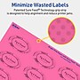 Avery Laser/Inkjet Oval Multipurpose Labels, 1.5" x 2.5", Bright Pink, 720/Pack (94051)~#|#~FE39C936-8EAC-41F5-B16E8EBD7DB6AC5E_sc7