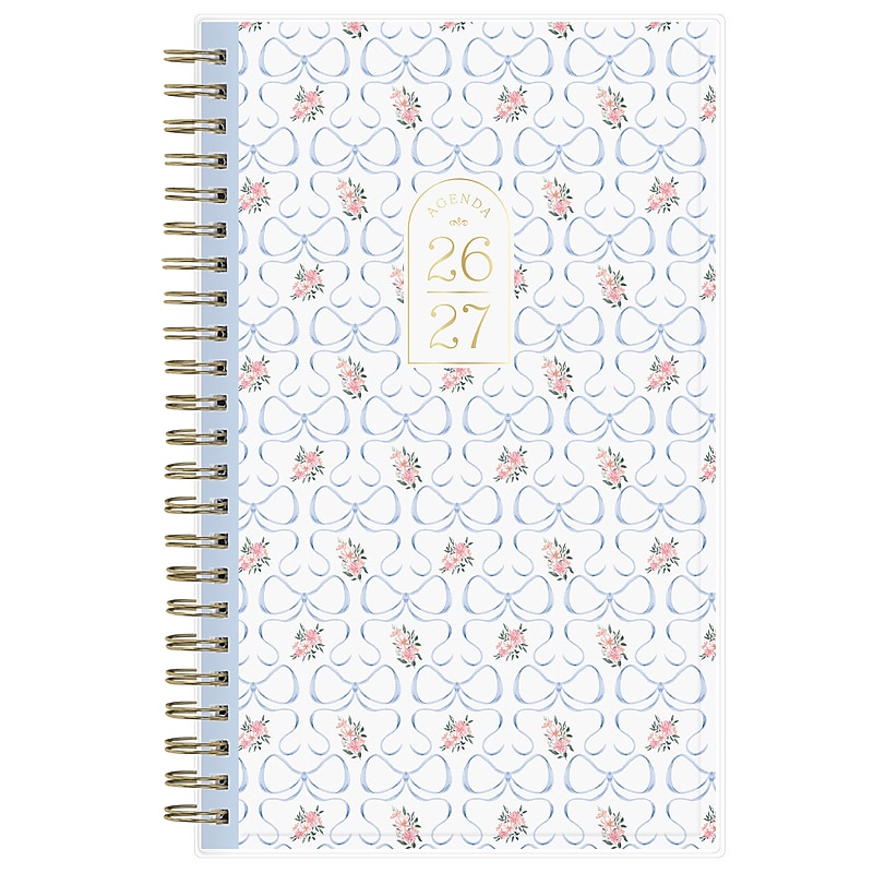 2026-2027 Blue Sky Elenora 5" x 8" Academic Year Weekly & Monthly Planner, Plastic Cover (157563) image 1