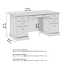 Bush Business Furniture 66"W Arlington Executive Desk with Drawers, Harvest Cherry (WC65566-03K)~#|#~FE3B7E56-1F58-4470-AB9082648B366116_sc7