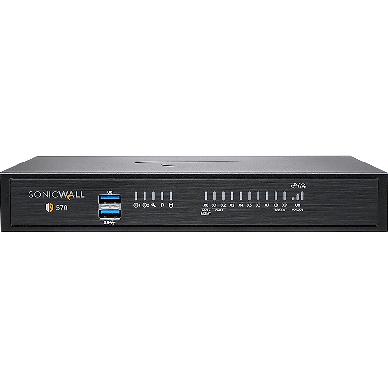 Sonicwall TZ570 Next-Generation Firewall, Desktop (02-SSC-5649) image 1