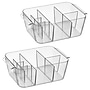 iDESIGN Medium Plastic Storage Bin, Clear, 2/Pack (29316M2)~#|#~FE3DCC51-F4E8-4A79-876EB6A25F226146_sc7