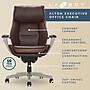 La-Z-Boy Alton Ergonomic Bonded Leather Swivel Executive Chair, Brown (51544-BRN)~#|#~FE3DE167-8E9A-4E8F-B983CA6E623C80DC_sc7