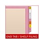 Medical Arts Press Reinforced End Tab File Folder, Straight-Cut, Letter Size, Manila/Violet, 50/Box (S-09473-PRP)~#|#~FE3E1C1B-E4B5-4FB7-9EEEFD5E48B0CF13_sc7