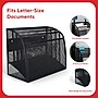 TRU RED Mesh Letter Wall File, 4‑Pocket Hanging Organizer, Black – Vertical Wall‑Mounted File Sorter for Mail & Documents~#|#~FE3E9C92-C788-4915-82BD8AE489A675BA_sc7