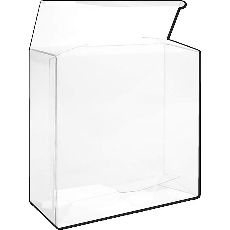 JAM Paper Pop & Lock Top Clear Gift Boxes, 5 1/8" x 2" x 5 1/8", 25/pack (CB-PLB236) image 1