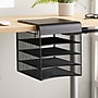 Safco Onyx 4-Compartment Hanging Steel Mesh Organizer, Black (SAF3242BL)~#|#~FE479BB1-1825-4C34-B4B3111A3A2662ED_sc7