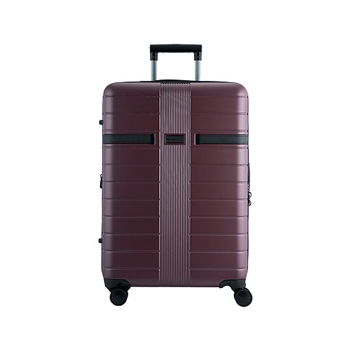 Bugatti Hamburg Polycarbonate Check in Medium Luggage Red