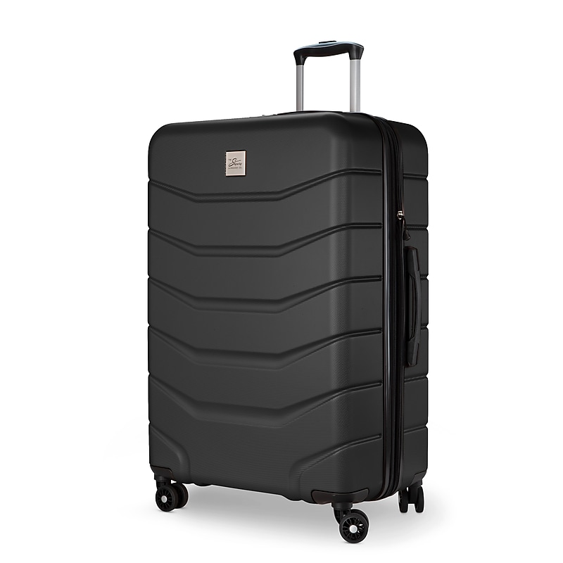 Skyway Luggage Silverton 30" Hardside Suitcase, 8-Wheeled Spinner, Black (188-28-001-4VP) image 1