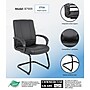 Boss Caressoft Leather Guest Chair, Black (B7909)~#|#~FE4F1685-66A8-47A8-8421FB56FA979AC0_sc7